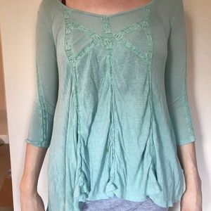 Urban Outfitters Kimchi Blue Green Shirt